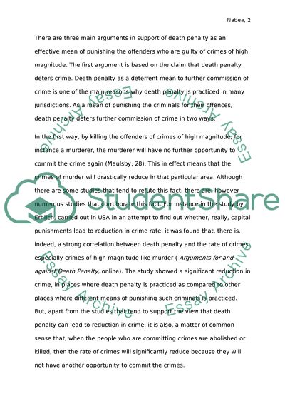 Social Justice: the Issue of Death Penalty