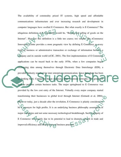 E-Commerce in the 21st Century