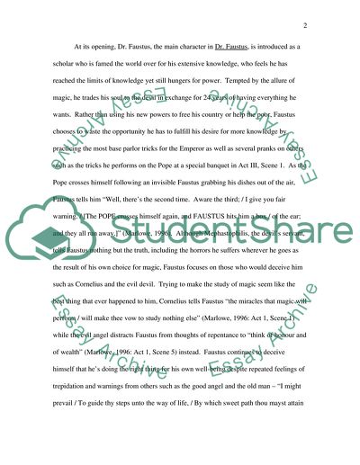 King Lear and Dr. Faustus as Tragedy