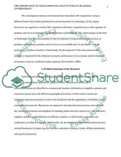 Importance of Telecommunication in Business Environment