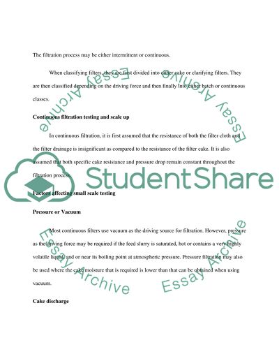 Factors Affecting Small Scale Testing