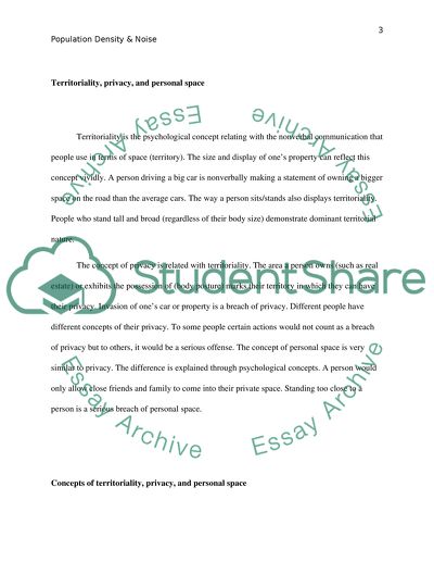 The Effects of Population Density and Noise
