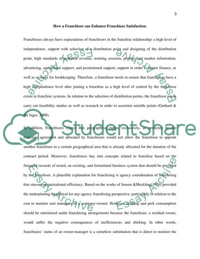 How a Franchisor can Enhance Franchisee Satisfaction