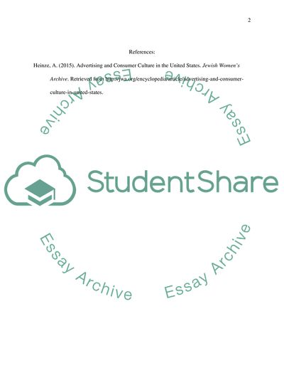 Womens role in the development of American consumer culture