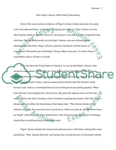 How Pagets Disease Affects Body Functioning