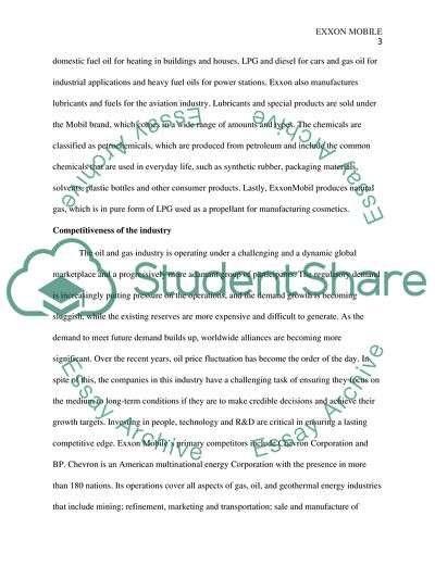 Exxon Mobile Financial Analysis