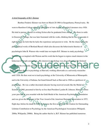 Motivation in organization, in the eyes of B.F. Skinner