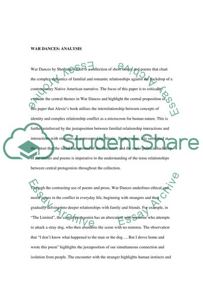 War Dances - Interrelationship between Perception, Social Interaction, Identity, and Human Nature