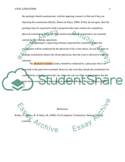 Week 8 CD Civil Litigation