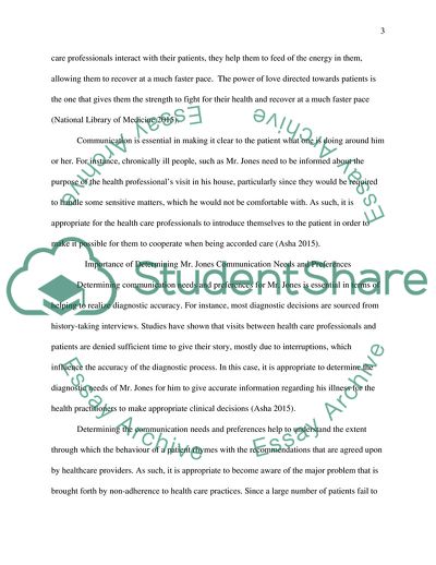 The Importance of Communication in Health and Social Care Settings