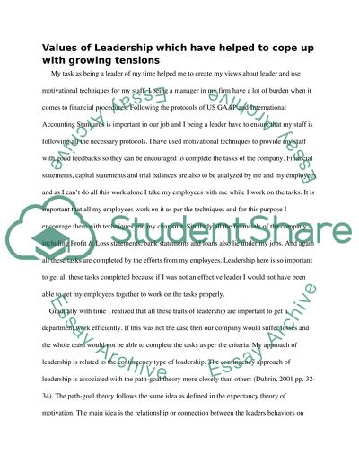 Leadership Philosphy