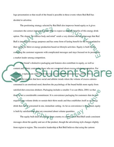 Red Bulls Sources of Brand Equity