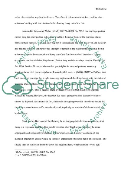 Barry and Sue: Family Law