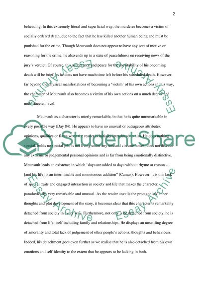 Murderers as Victims of Their Own Acts