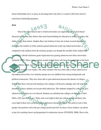 scholarship merit badge essay