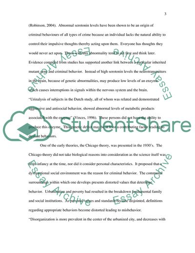 Criminal Theories: Similarities and Differences