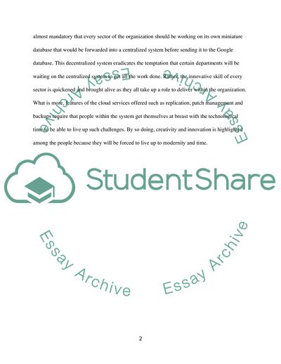 Expert Systems, Neural Networks, and Google Cloud Services as an Organization Database Sharing Platform