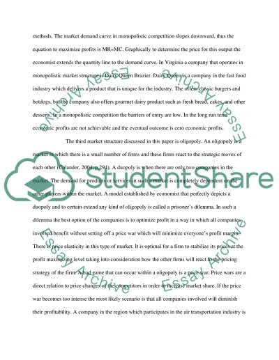 Economical Markets Paper