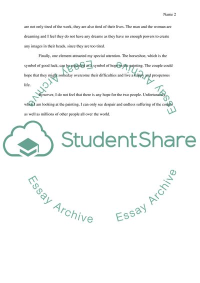 Clyfford Still and the Dreaming Couple as a Representation of the Poor in the US