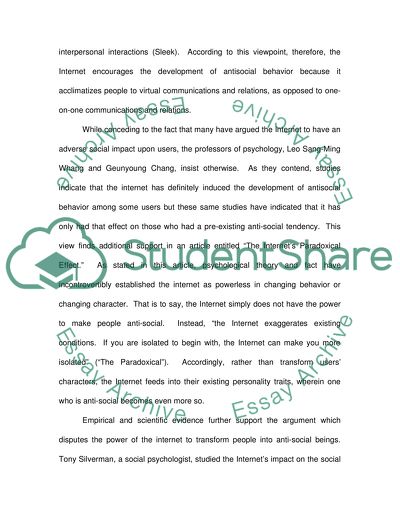 Power of the Internet