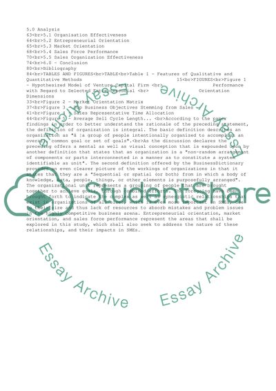 Small and Medium Sized Enterprises