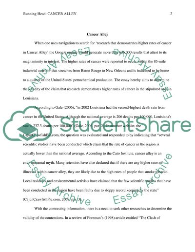 The Higher Rates of Cancer