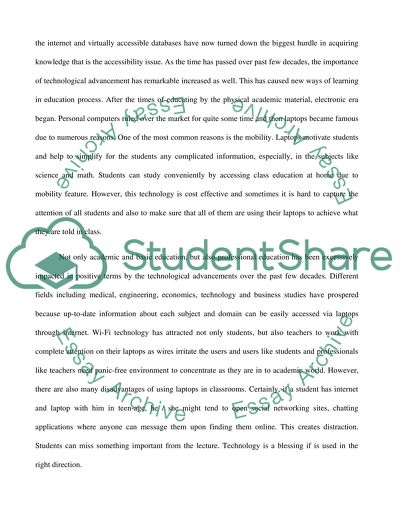 contribution technology in education essay