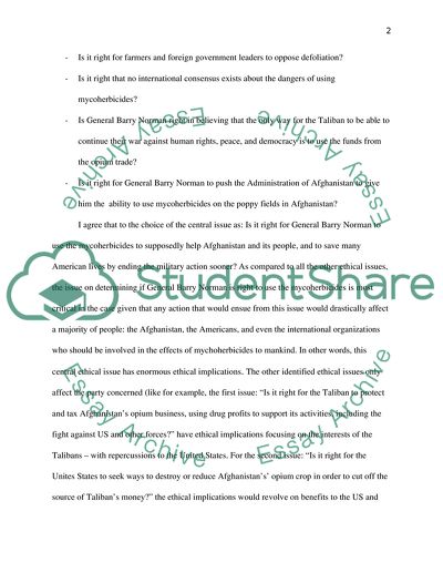 Using Drug Profits in Afghanistan