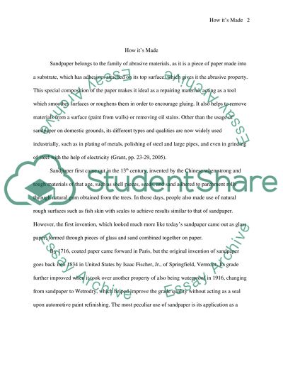 How Sandpaper Is Made