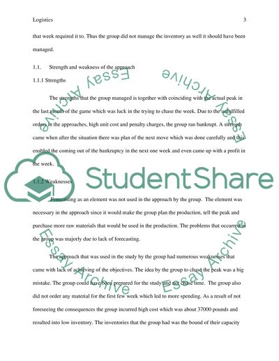 The Approaches Used in the Simulation Exercise