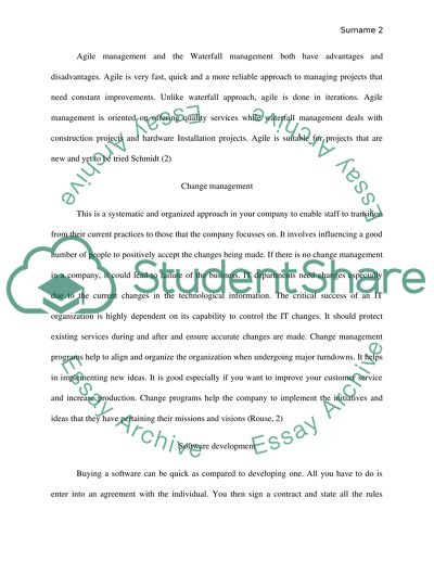 Agile Project Management