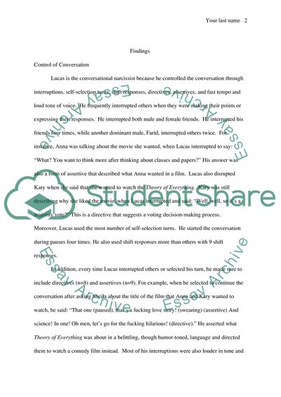 Conversation Analysis of Movie Selection Communication in a Group of Friends