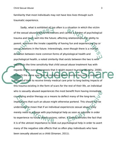 Prevalence and Correlates of Child Sexual Abuse