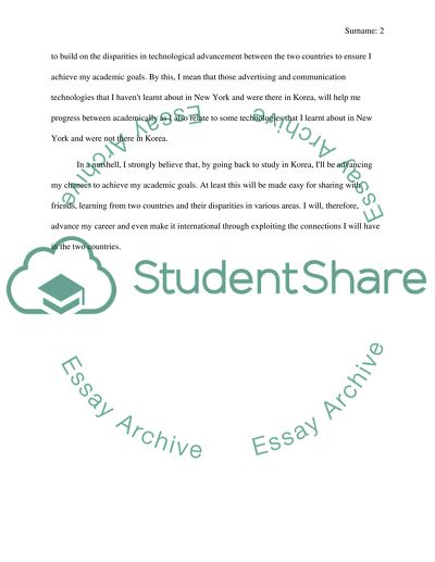 How will this international experience enhance your academic goals*: