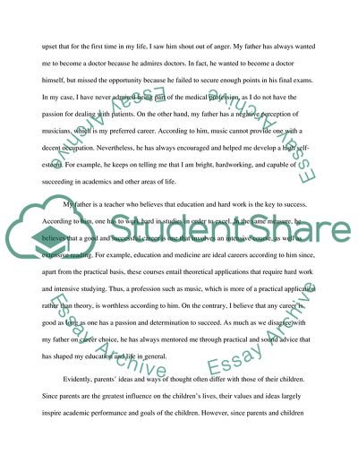 How are your life goals similar to or different from those of one of your parents/guardians