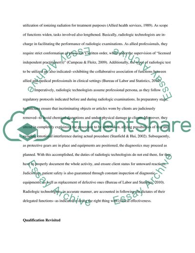 Evidence-Based Radiologic Technology