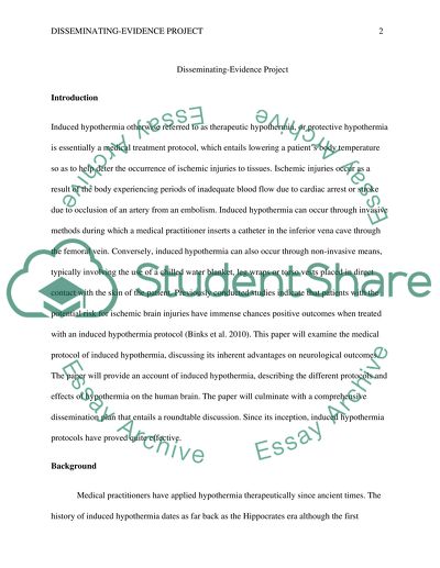 Disseminating-Evidence Project