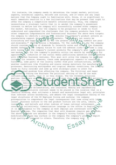 New Products for the Company