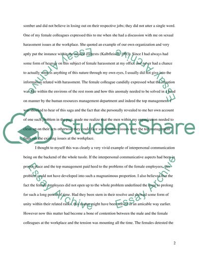 Skilled Interpersonal Communication