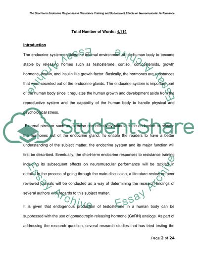 The Importance of Endocrine System