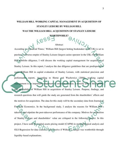 The Concept of Mergers and Acquisitions