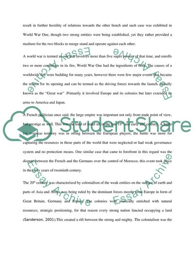 What Were the Main Causes of the First World War