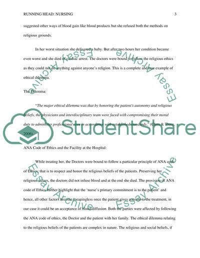 Ethical Dilemma and Moral Conflict