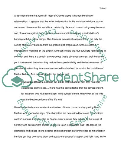 Thematic Concerns in the Open Boat