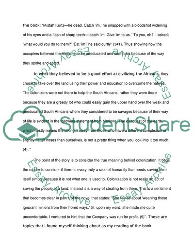 A Discussion Comparing The Heart of Darkness by Joseph Conrad and The Tempest by Shakespeare