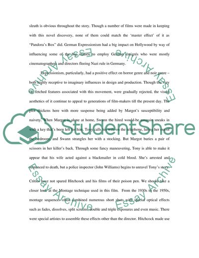 Idiosyncrasies of Alfred Hitchcock