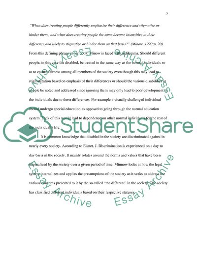 Disability Discrimination