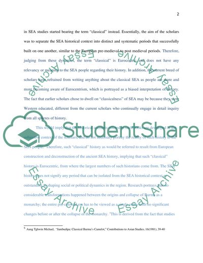 Current Publications in Southeast Asia