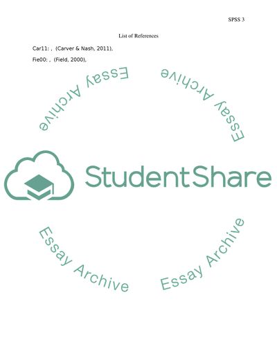 What Is the Statistical Package for the Social Sciences