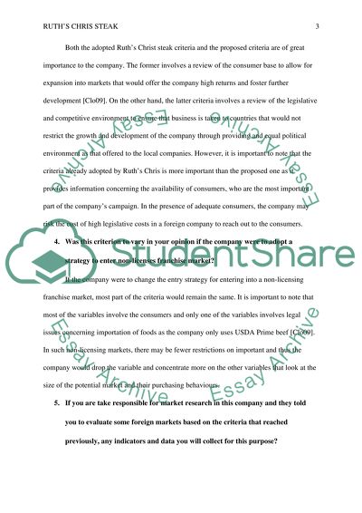 Ruths Chris: The High Stakes of International Expansion